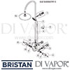 Bristan Buzz Rigid Riser Bar Mixer Shower Valve Dimensions